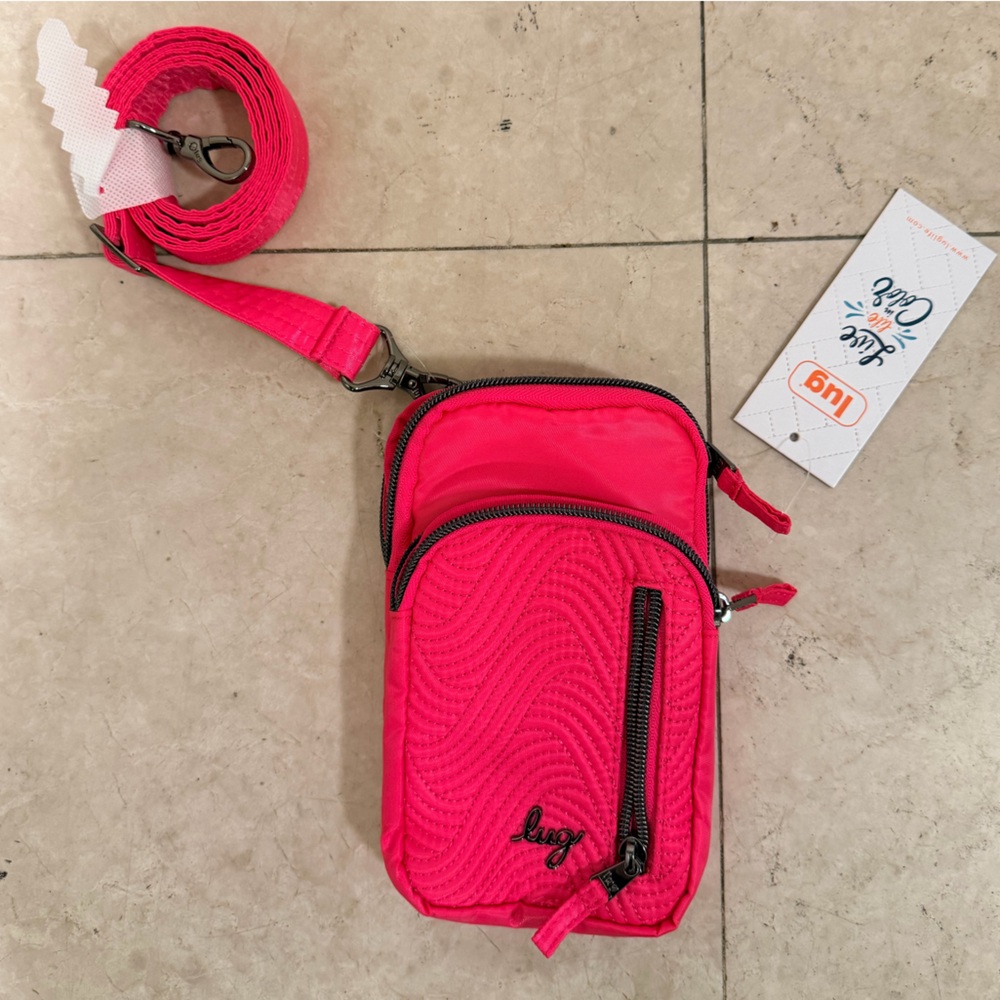 Lug  RDIF Vibrant Pink Quilted Bag - Picture 4 of 6